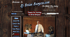 Desktop Screenshot of djbrianburgess.com